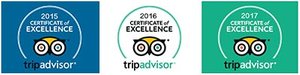 certificate of excellence by tripadvisor